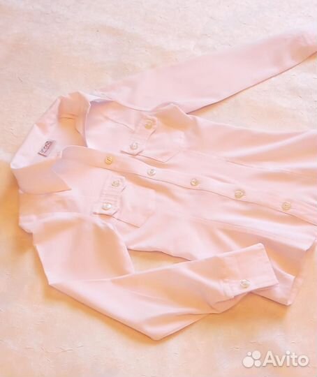 Рубашка школьная на девочку 7-8 лет