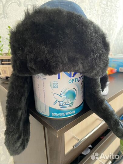 Шапка ушанка мужская