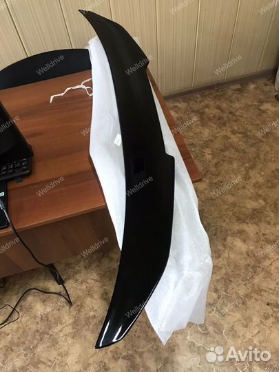 Спойлер BMW 5 G30 PSM черный тюнинг