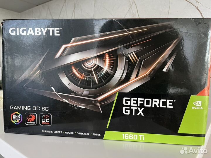 Видеокарта Gigabyte Nvidia Geforce GTX 1660 Ti