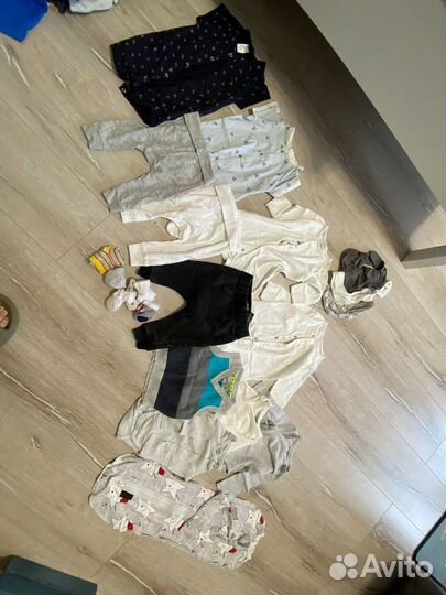 Вещи h&m next 62, 2-4 мес