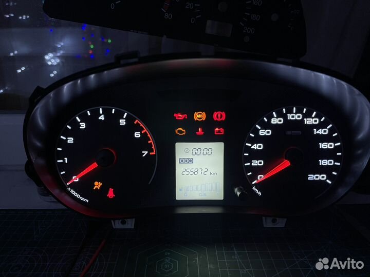 Приборная панель Гранта