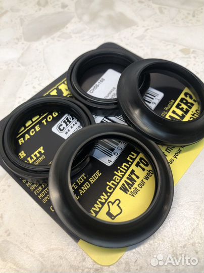 Комплект сальников И пыльников пер вилки сн56-166