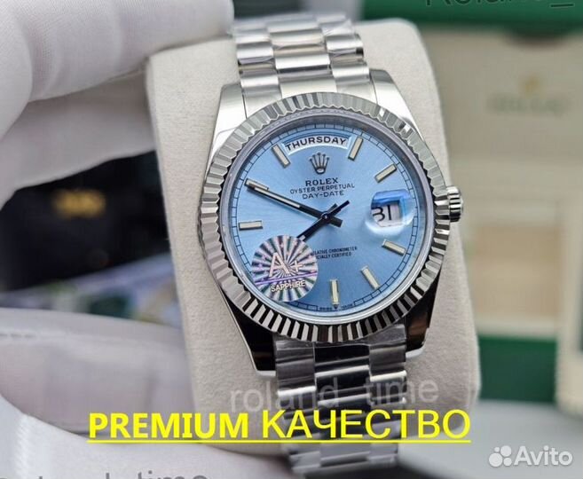 Бомбезные мужские наручные часы Rolex