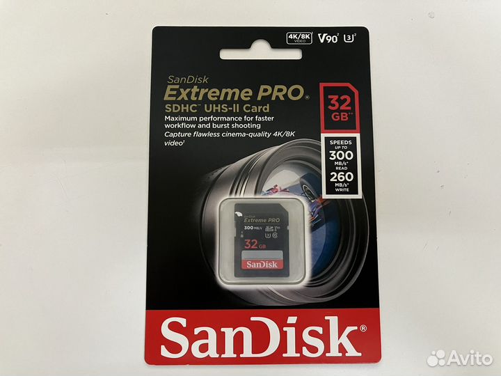 Новая Карта памяти SanDisk Extreme Pro 32