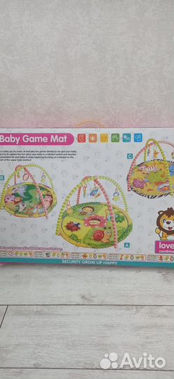 Развивающий коврик жирафики