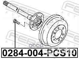 Шпилька колёсная (10 шт. в упаковке) 0284004PCS