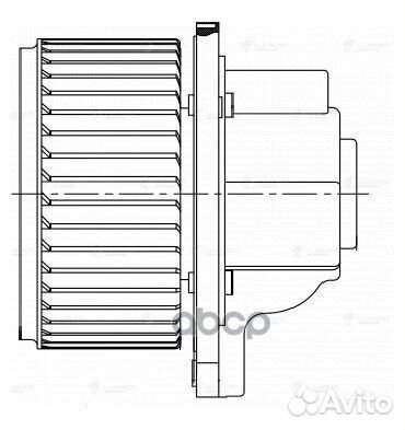 Э/вентилятор отоп. для а/м Chevrolet Captiva