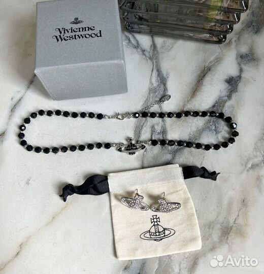Ожерелье и серьги Vivienne Westwood