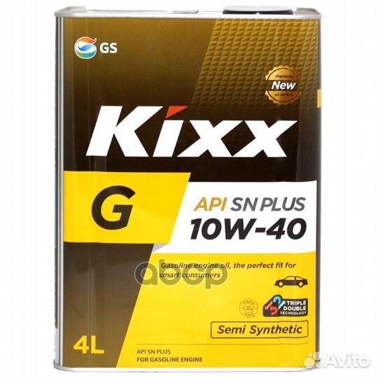 Kixx G SN plus 10W40 Масло моторное полусинт