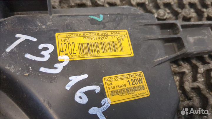 Вентилятор радиатора Chevrolet Spark 2009, 2012