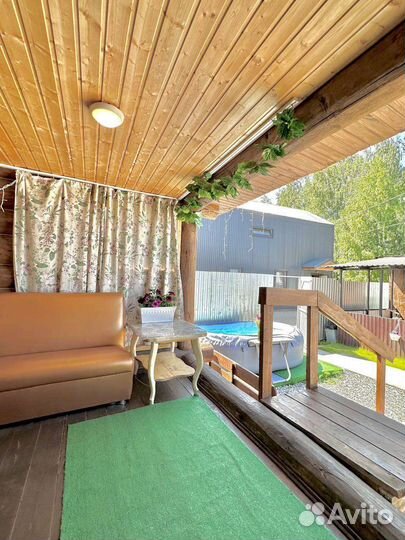 Беседка с мангалом.Семейная баня