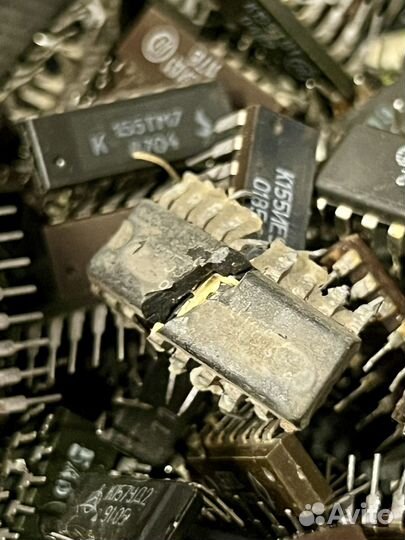 155 микросхемы позолота