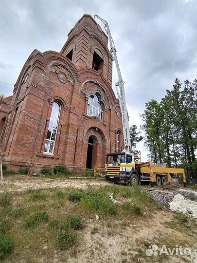 Доставка бетона миксером