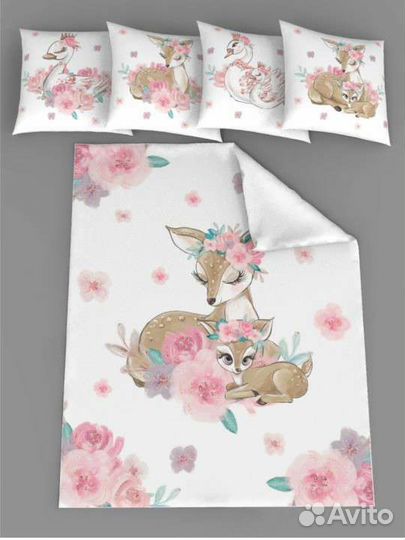 Детское постельное белье новое