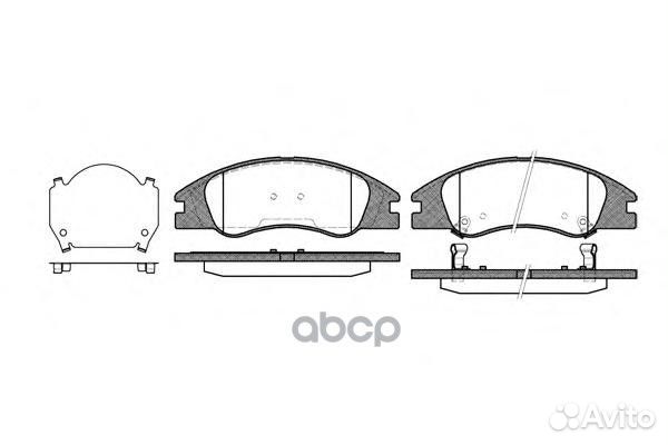 Колодки тормозные 113402 Remsa