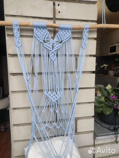 Макраме лежанка-гамак для кота