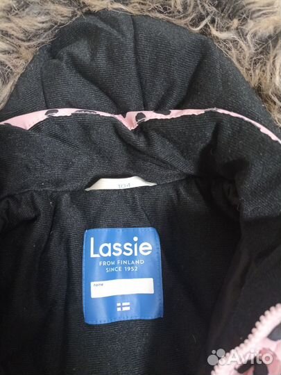 Зимний комбинезон lassie 104 для девочки