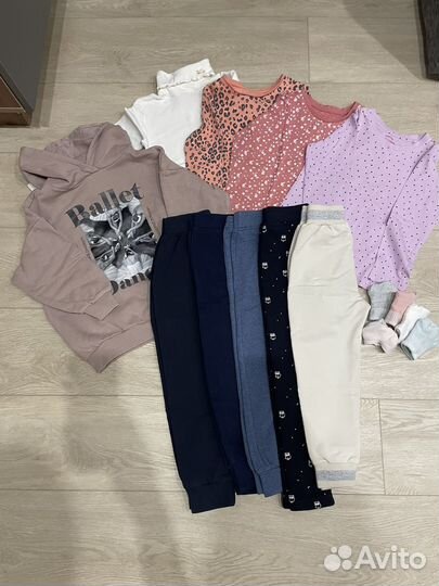 Вещи на девочку пакетом 104 см