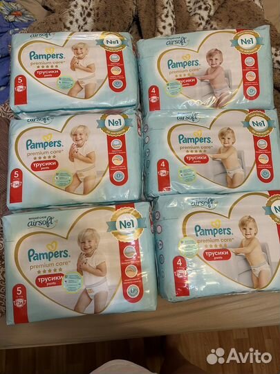 Трусики pampers premium care 4,5 размер