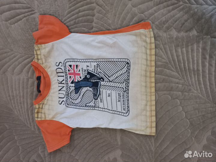 Летние вещи на мальчика 98 - 110 бу пакетом