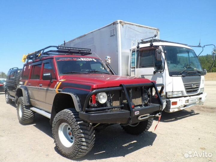 Силовой бампер Nissan Patrol/Safari Y60 (передний)