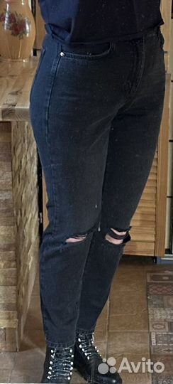 Джинсы мом 46 стильные новые.Классные
