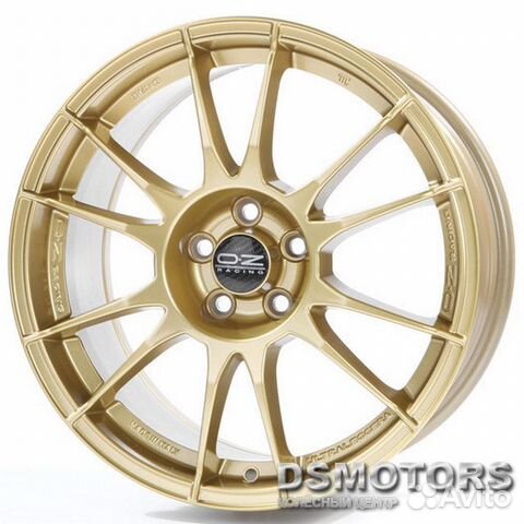 Диски Ultraleggera 8/18 5x100 ET48 d68 race gold