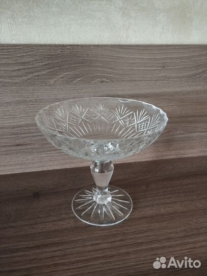 Хрусталь конфетница ваза салфетница