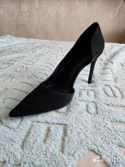 Туфли женские 37 размер замшевые