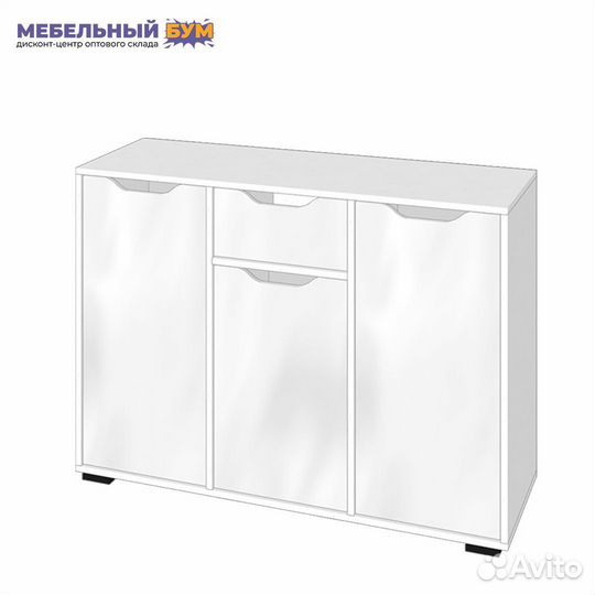 Комод Пифагор ACA (1Я3С) белый