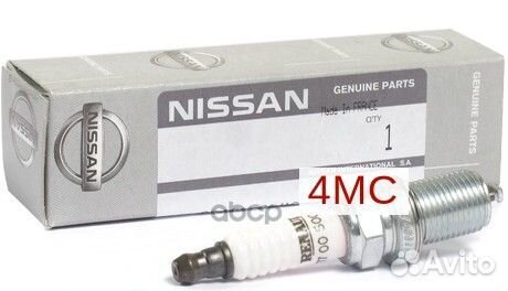 Свеча зажигания nissan B2401-00QAA B2401-00QAA