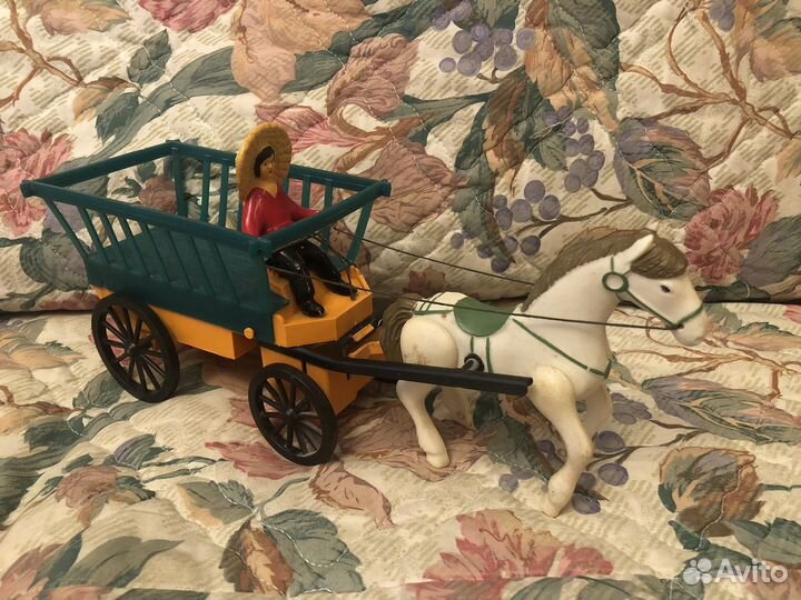 Игрушка повозка СССР