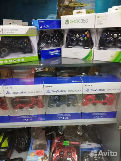 Джойстики Ps2 Ps3 Ps4 Xbox360 One