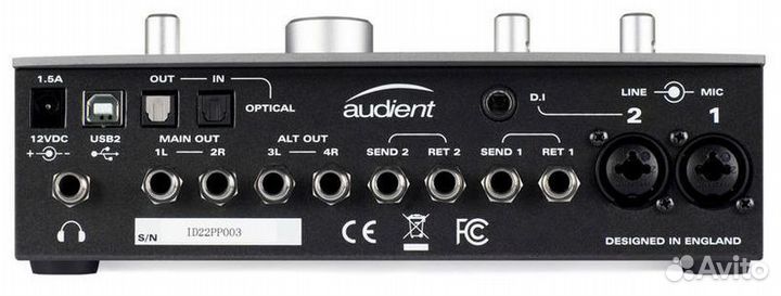 Внешняя звуковая карта Audient ID22