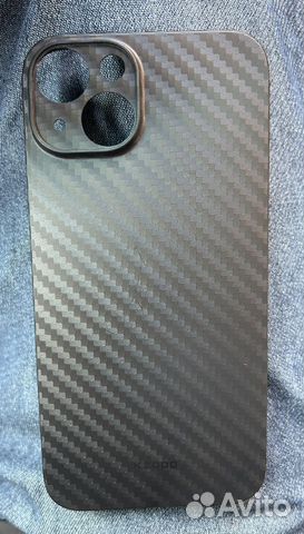 Чехол на iPhone 14 Kevlar air carbon