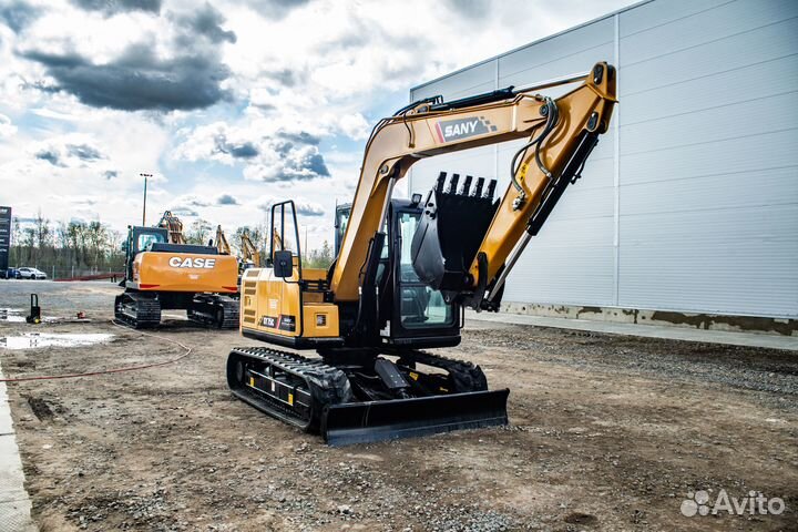 Мини-экскаватор Sany SY75C, 2023