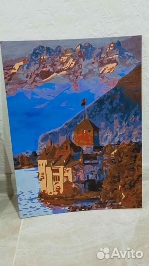 Картины по номерам раскрашенная