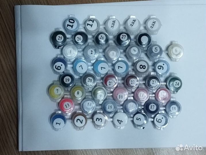 Краски от картин по номерам