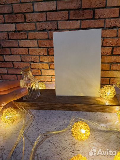 Новая фоторамка подарок натуральное дерево