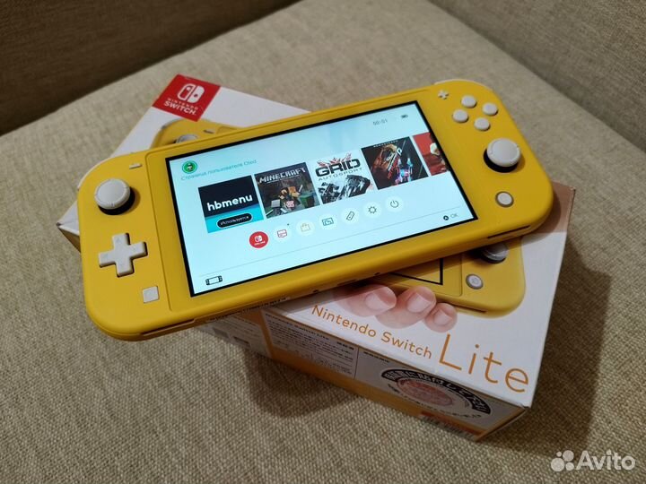 Новый Nintendo Switch Lite (Прошитый, чип) 160Gb
