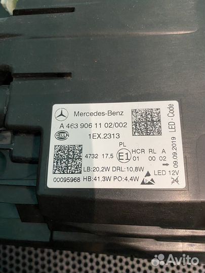 Фара мерседес G463 левая High Perfomance