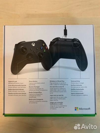 Геймпад xbox series s с кабелем
