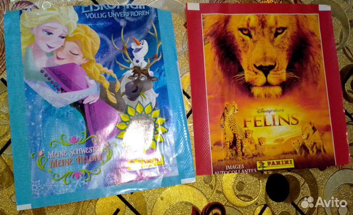 Пустые пакетики от наклеек Panini Панини