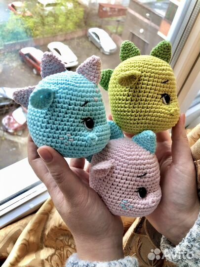 Вязаный дракончик