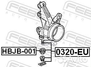 Опора шаровая honda civic 01-05 0320-EU 0320-EU