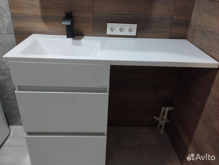 Раковина над стиральной машиной 120