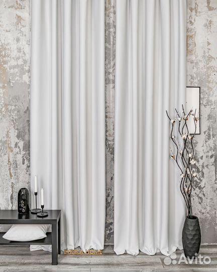 Шторы блэкаут амадео платиновый новые пошив