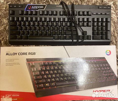 Клавиатура проводная HyperX Alloy Core RGB