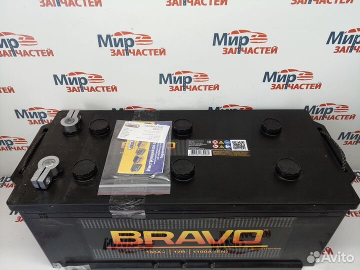Аккумулятор 6 ст*190 1100А 513х223х215 bravo